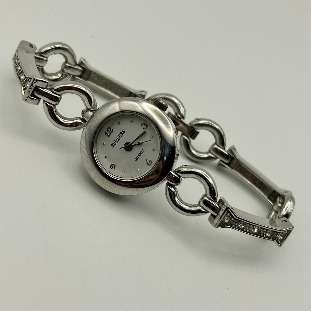 Rumours Silver Tone Stainless Steel Fashion Quartz Watch Working New Battery - Picture 4 of 8